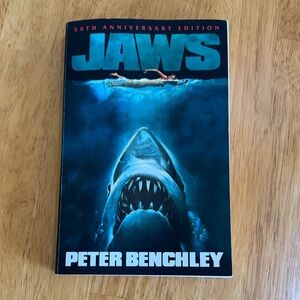 Jaws 50th Anniversary Edition Book Paperback Peter Benchley
